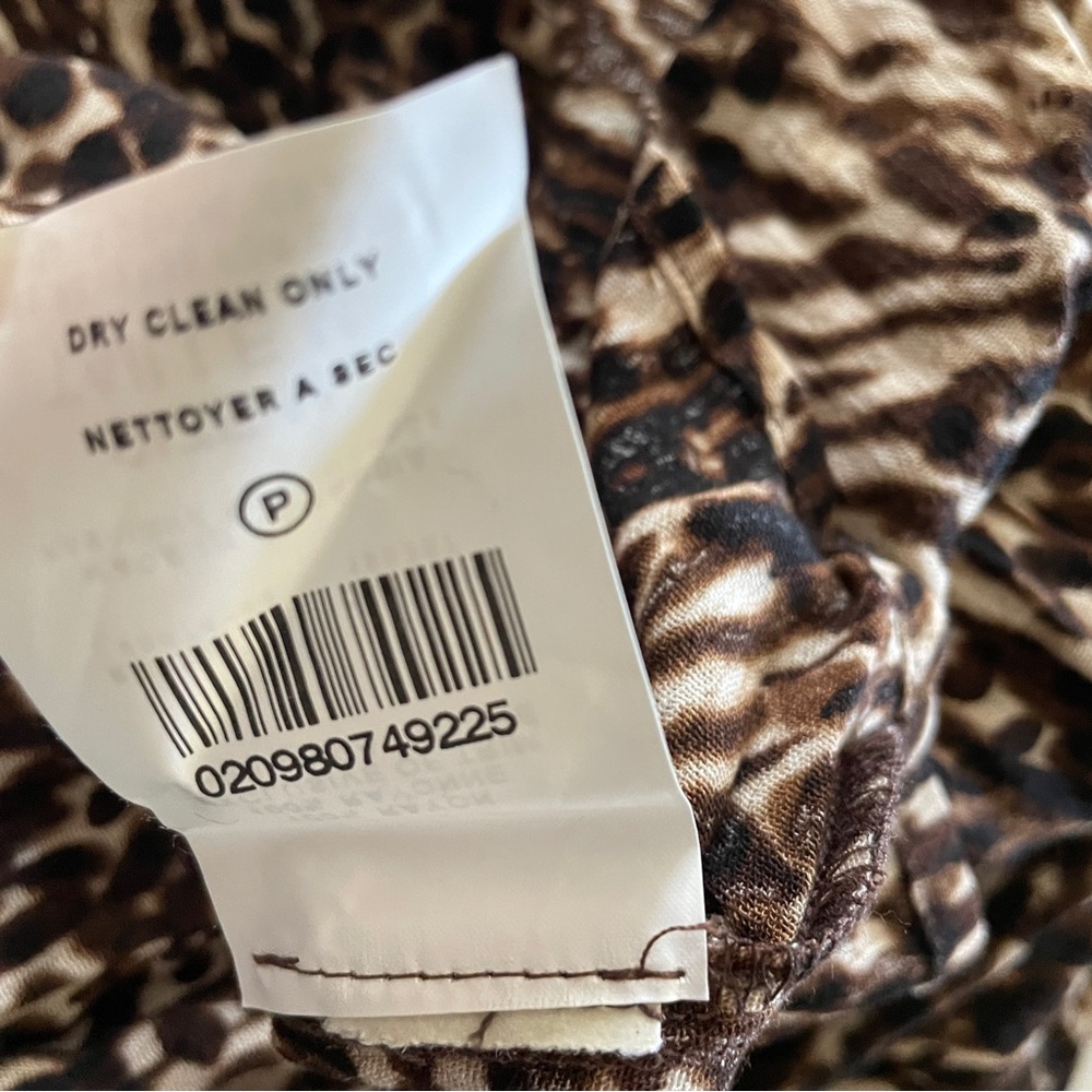 Motherhood Maternity Animal Print Brown Dress  Sz Medium - Picture 9 of 9